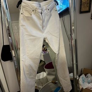 Abercrombie and fitch skinny White Denim Jeans